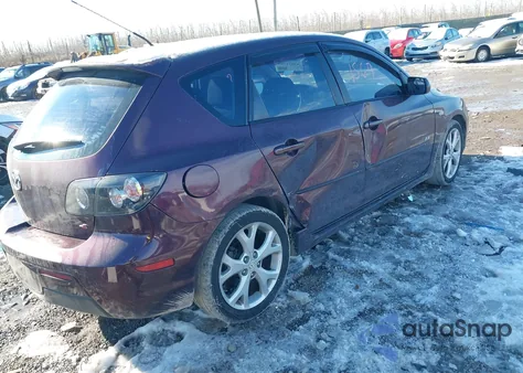 2007 Mazda Mazda3 S Touring z USA, uszkodzony, nr VIN JM1BK343871700362